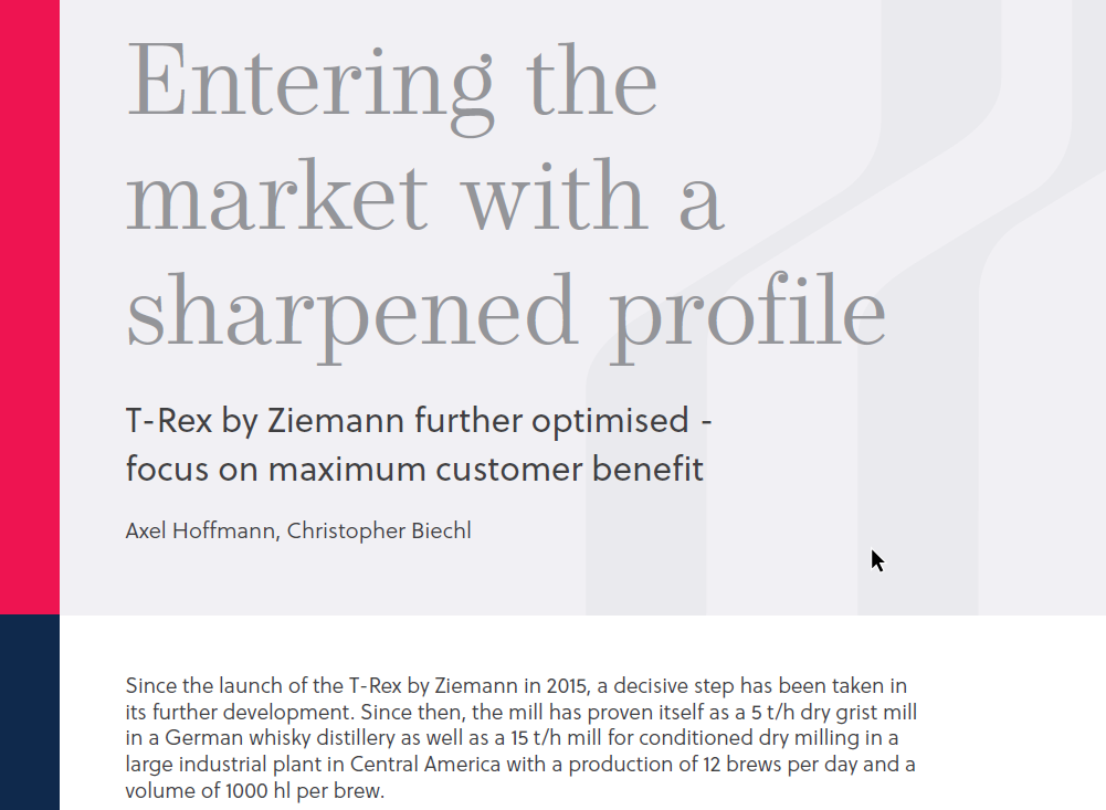 T-Rex by Ziemann further optimised – focus on maximum customer benefit